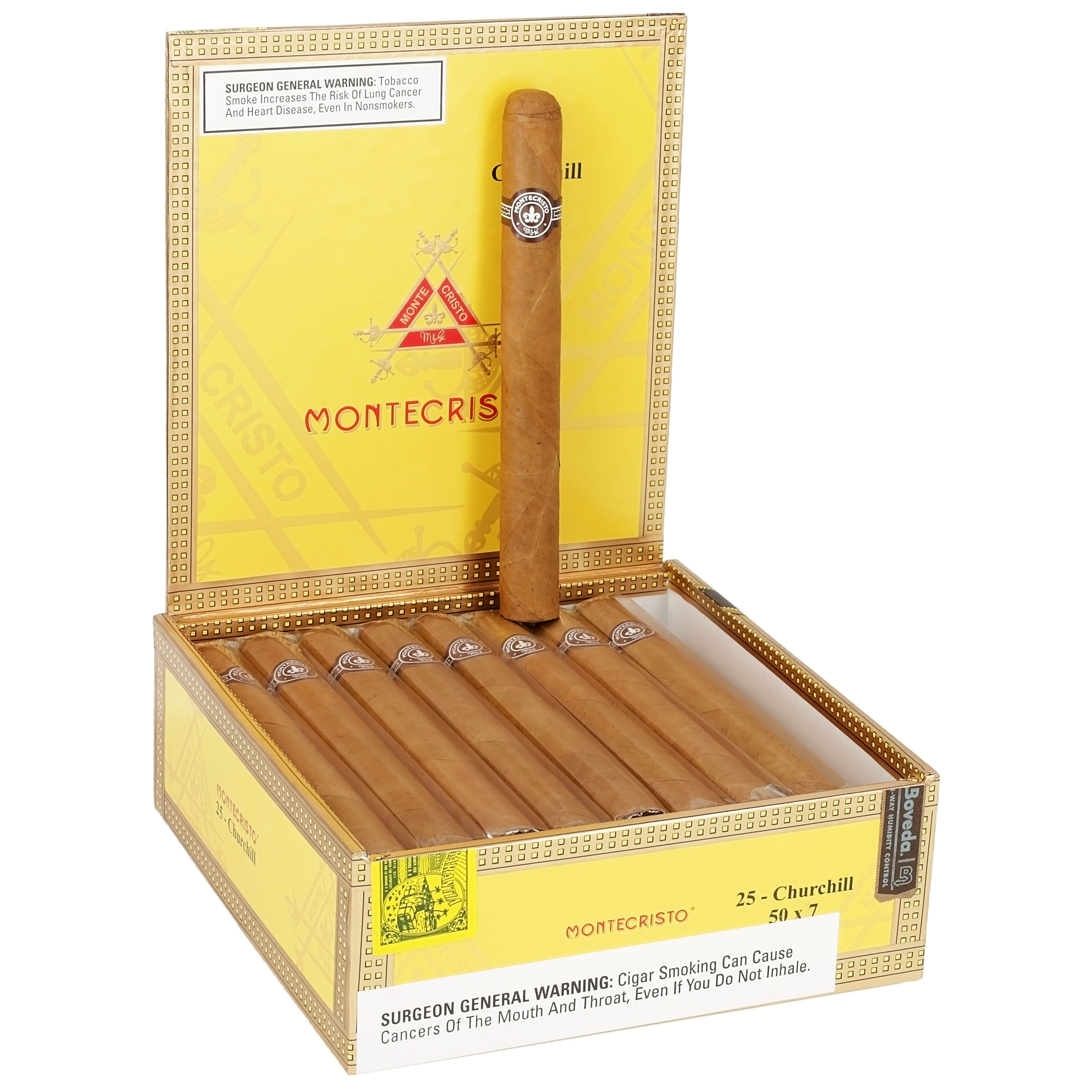 Montecristo Churchill 50 X 7 — Box Of 25