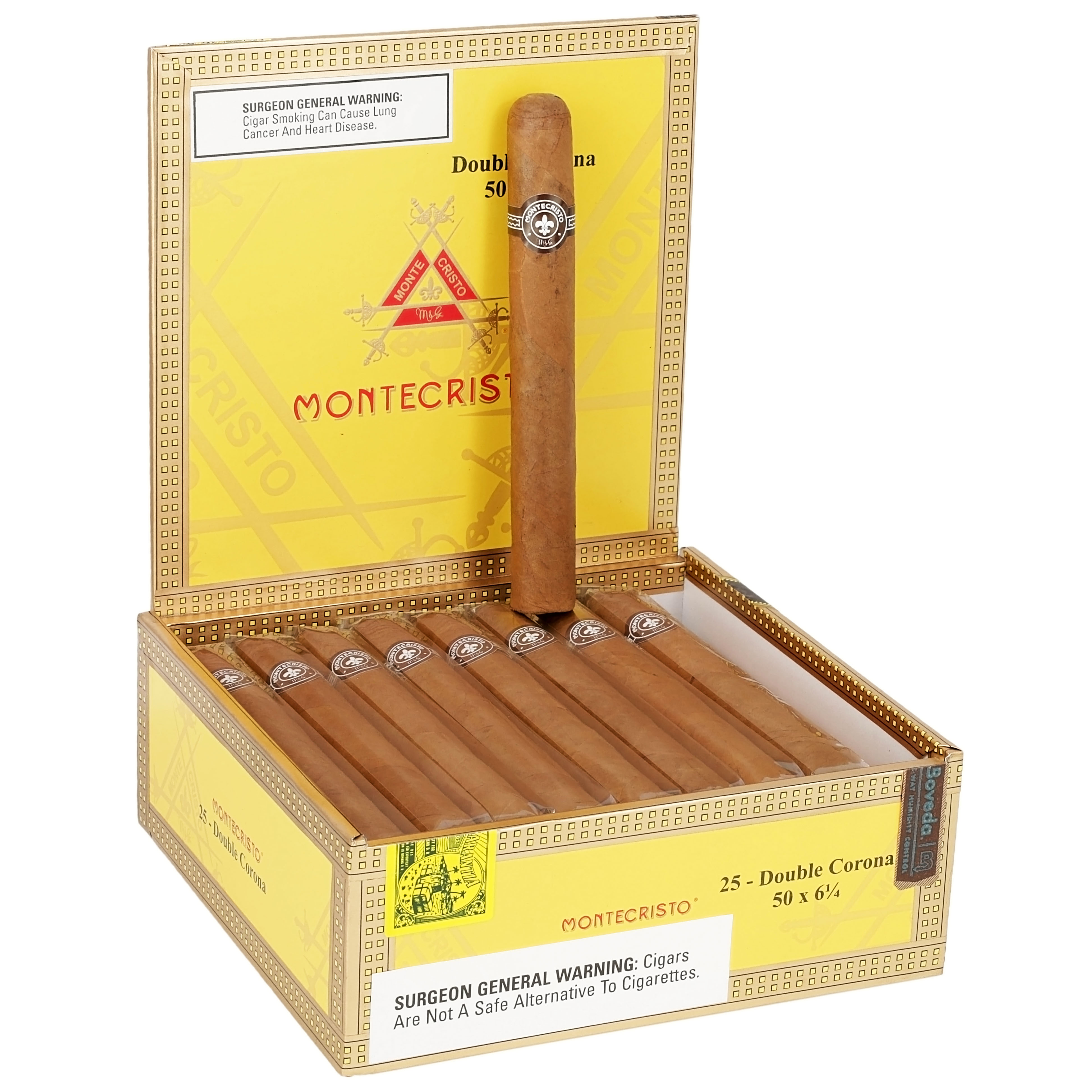Montecristo Double Corona 50 X 6 1/4 — Box Of 25