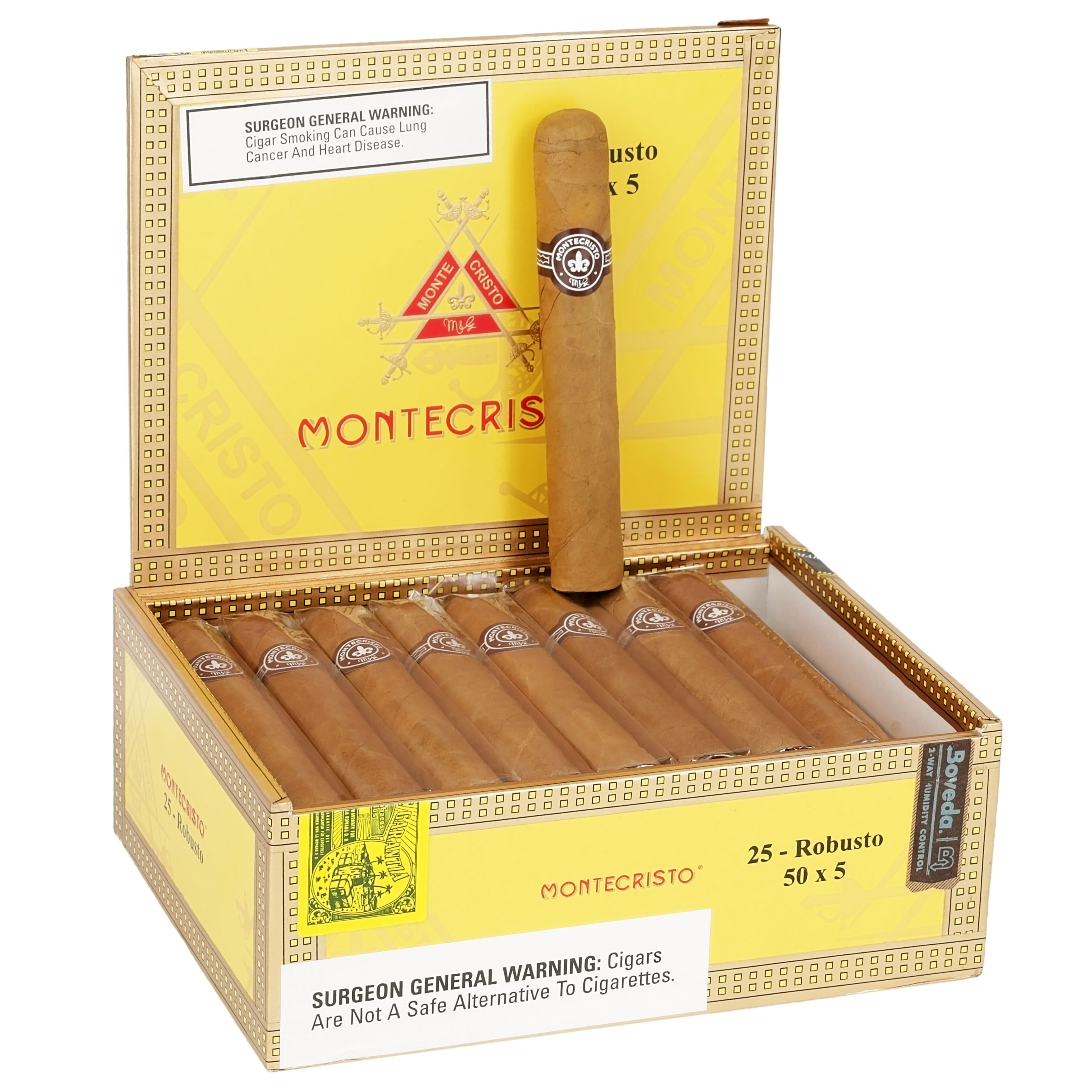 Montecristo Robusto 50 X 5 — Box Of 25
