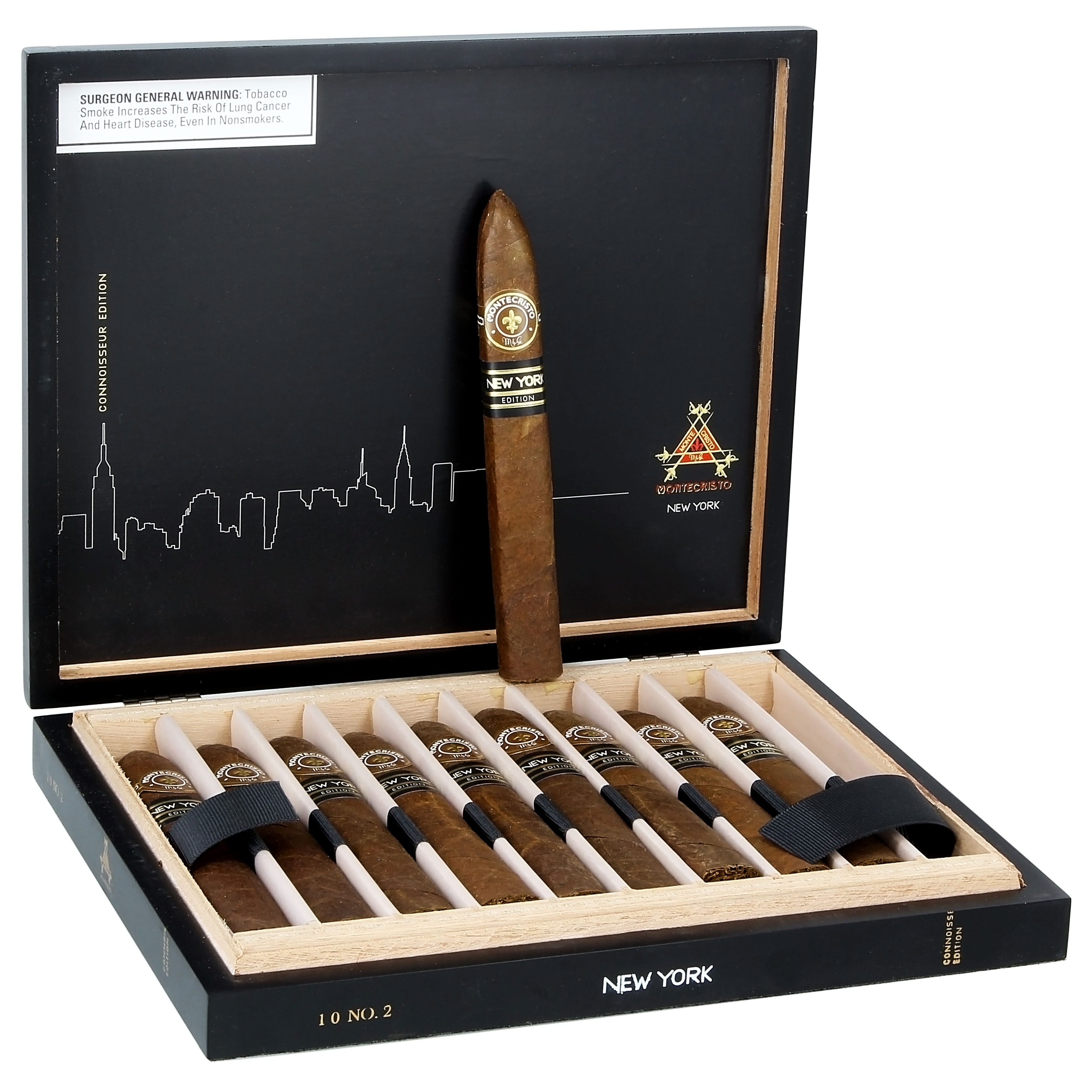 Montecristo Connoiseur Edition New York Conn Ed No.2 54 X 6 1/8 — Box Of 10