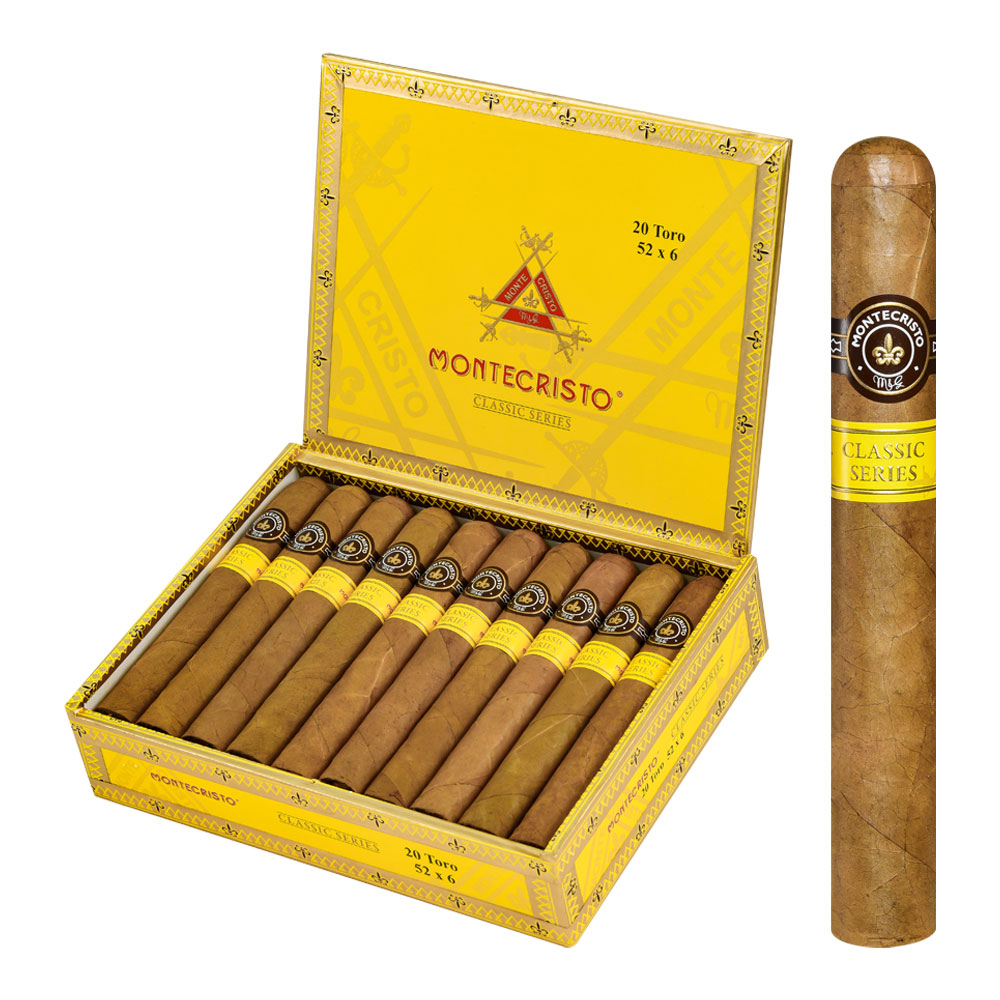 Montecristo Classic Collection Toro 52 x 6 — Box Of 20