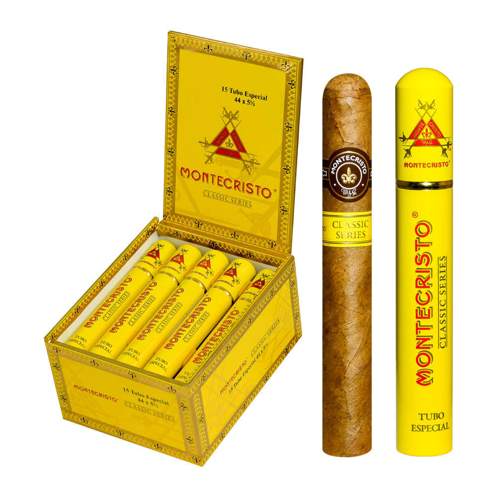 Montecristo Classic Collection Tubo Especial 44 X 5 1/2 — Box Of 15