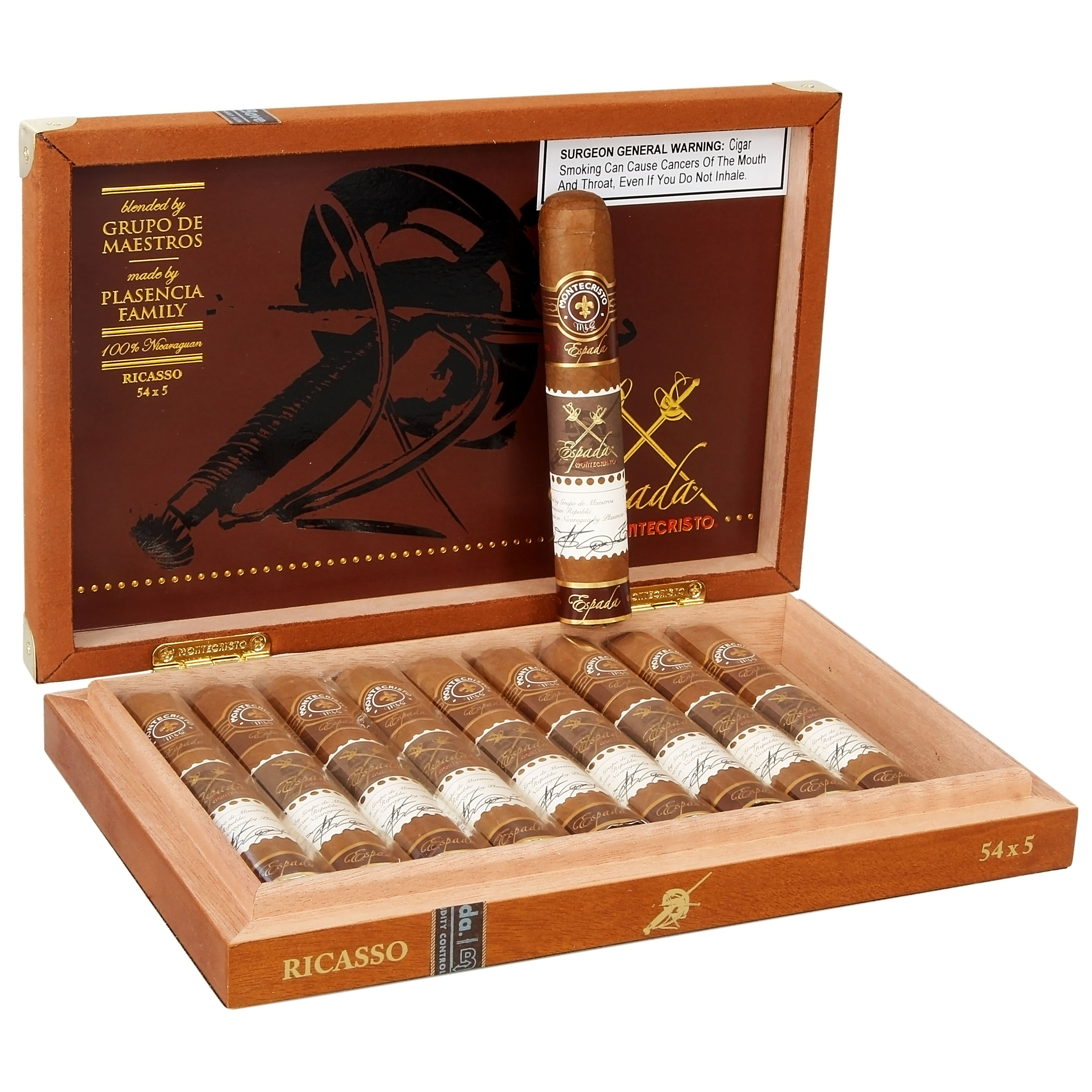Montecristo Espada Ricasso 54 X 5 — Box Of 10