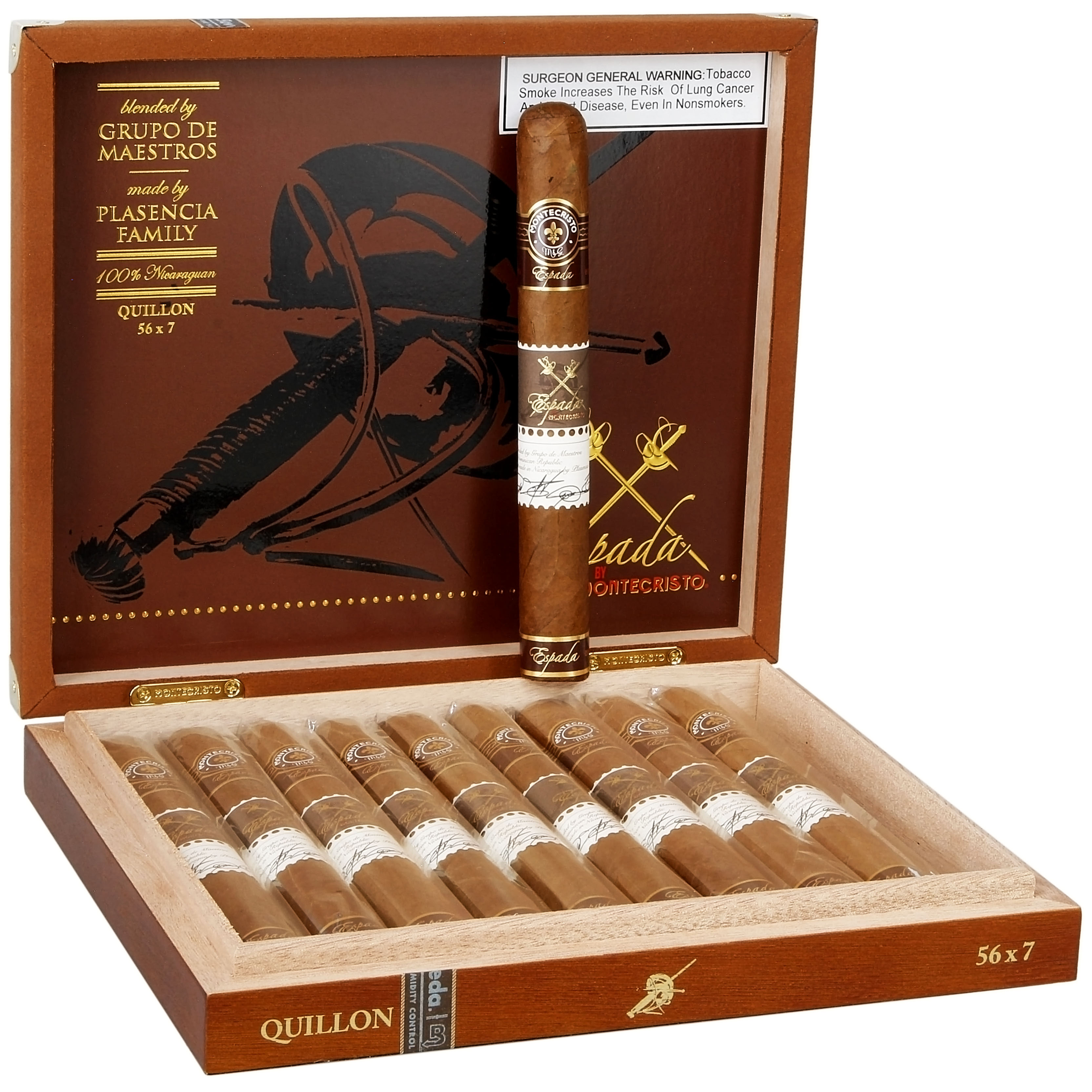 Montecristo Espada Quillon 56 X 7 — Box Of 10