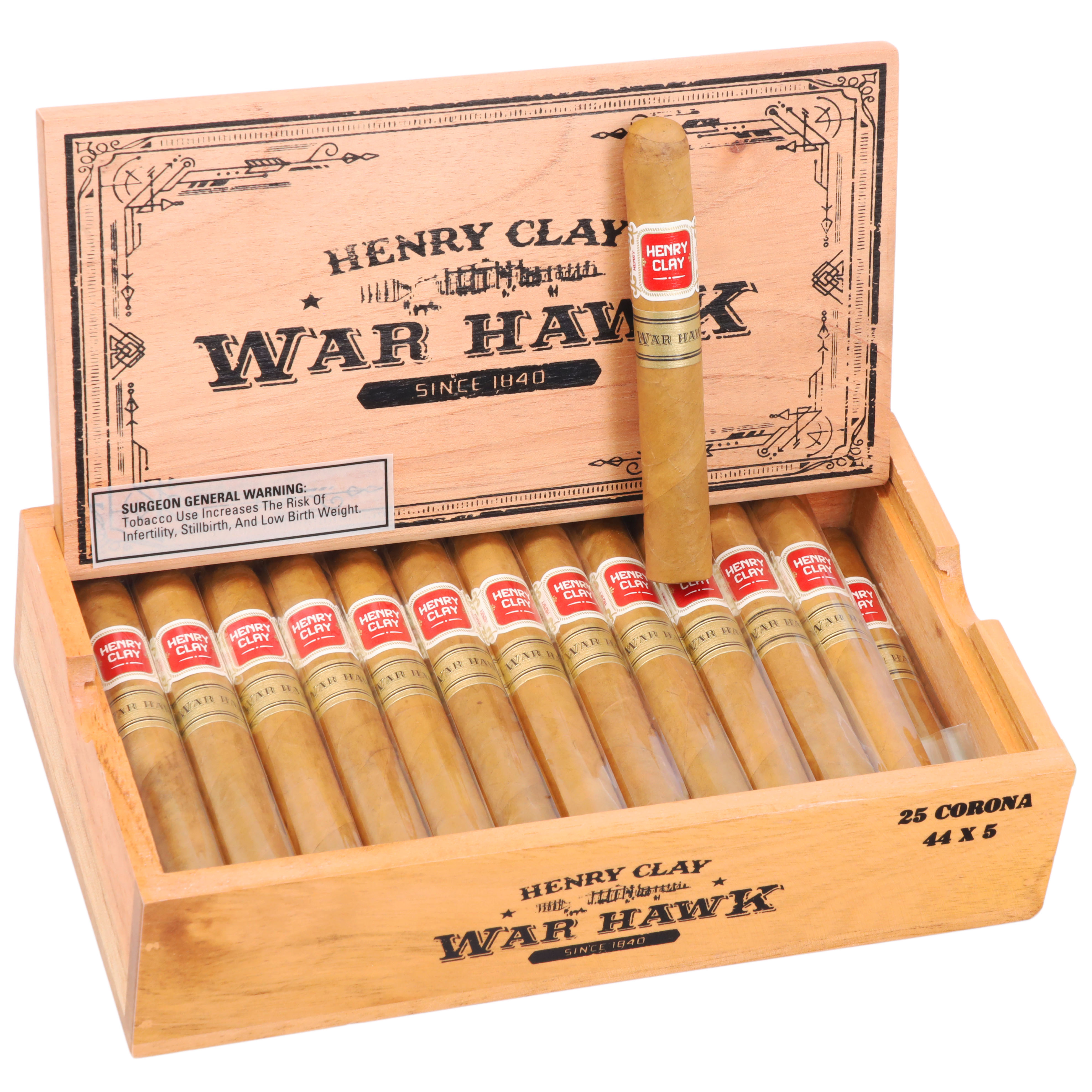 Henry Clay War Hawk packaging