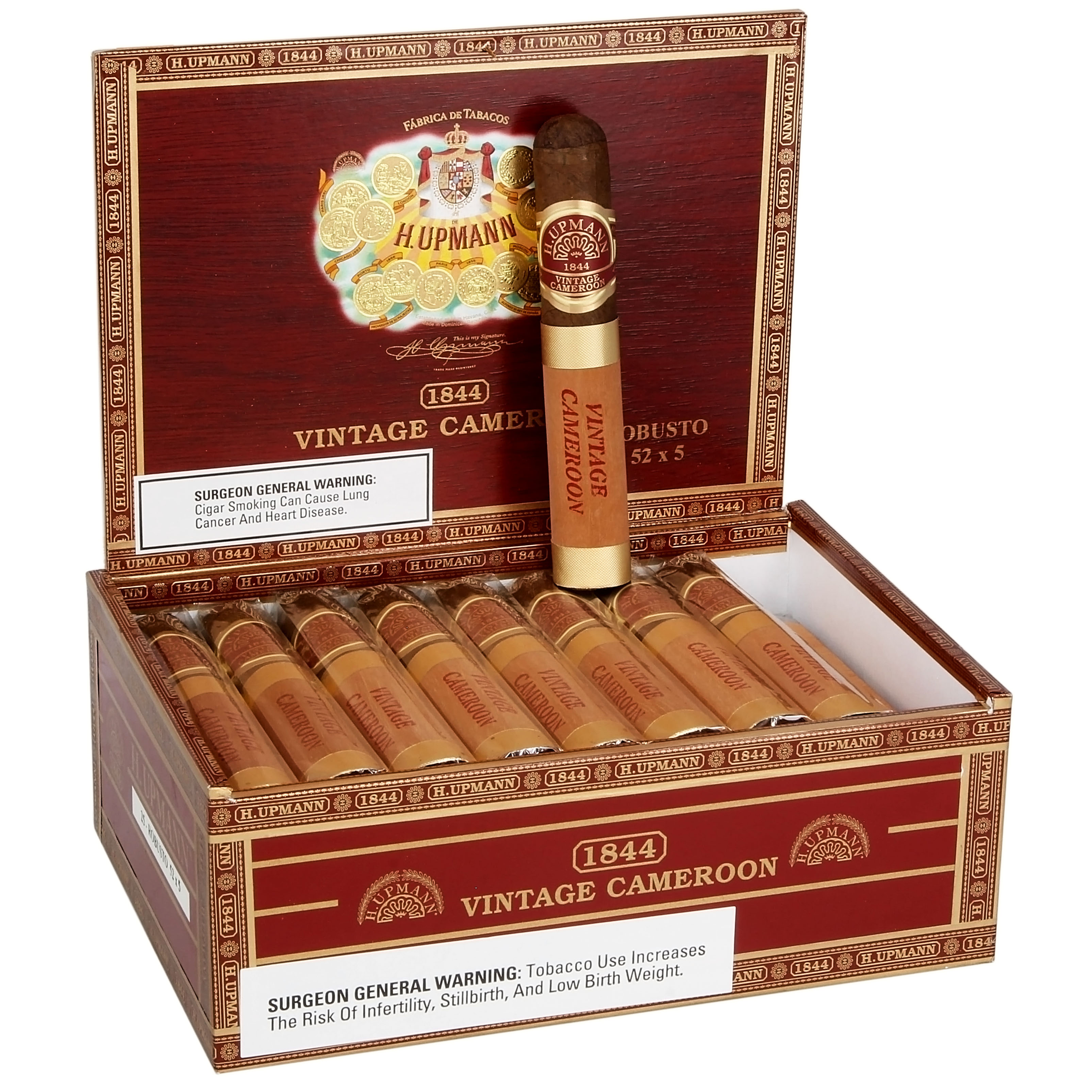 H Upmann Vintage Cameroon Robusto 52 X 5 — Box Of 25