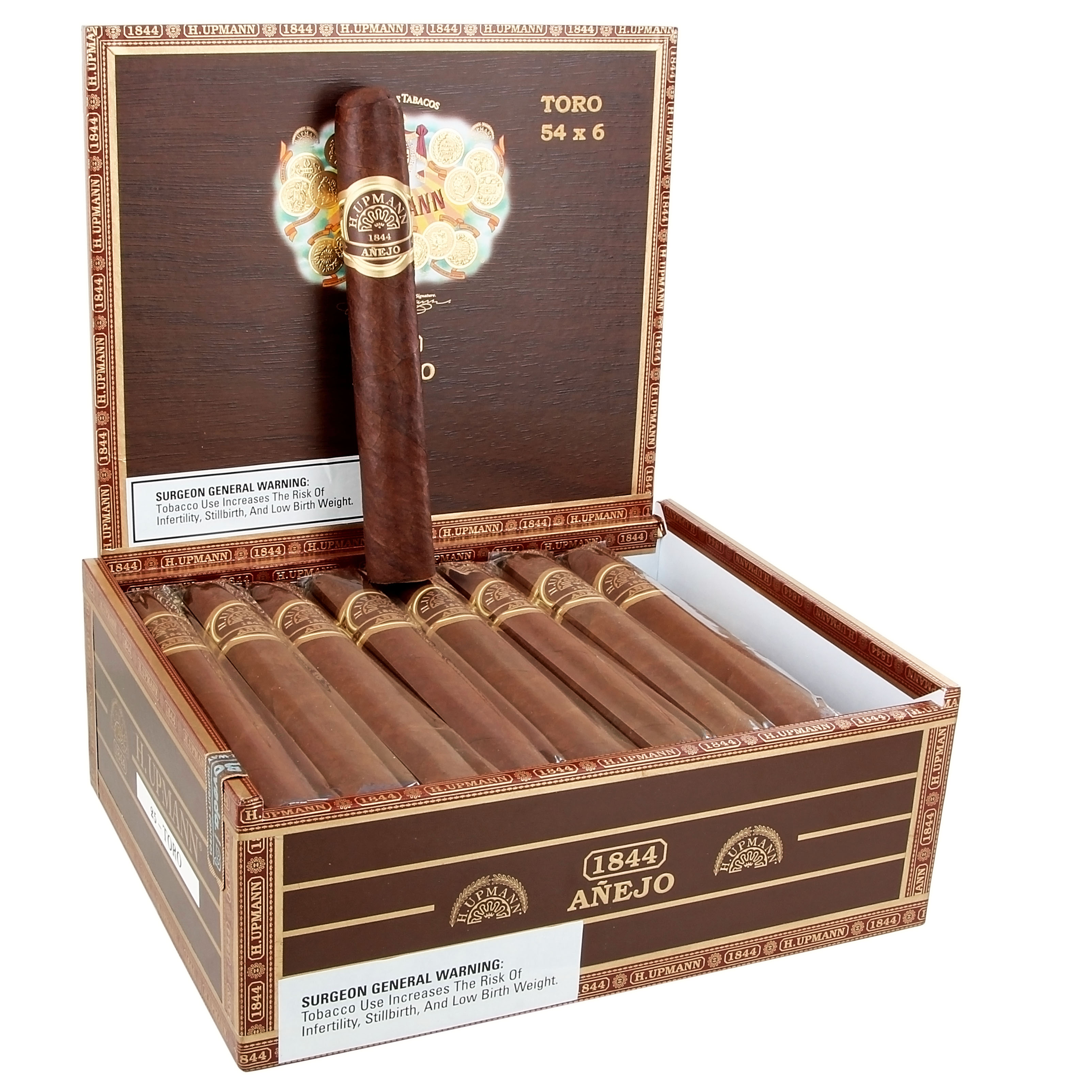 H Upmann 1844 Anejo Toro 54 X 6 — Box Of 25