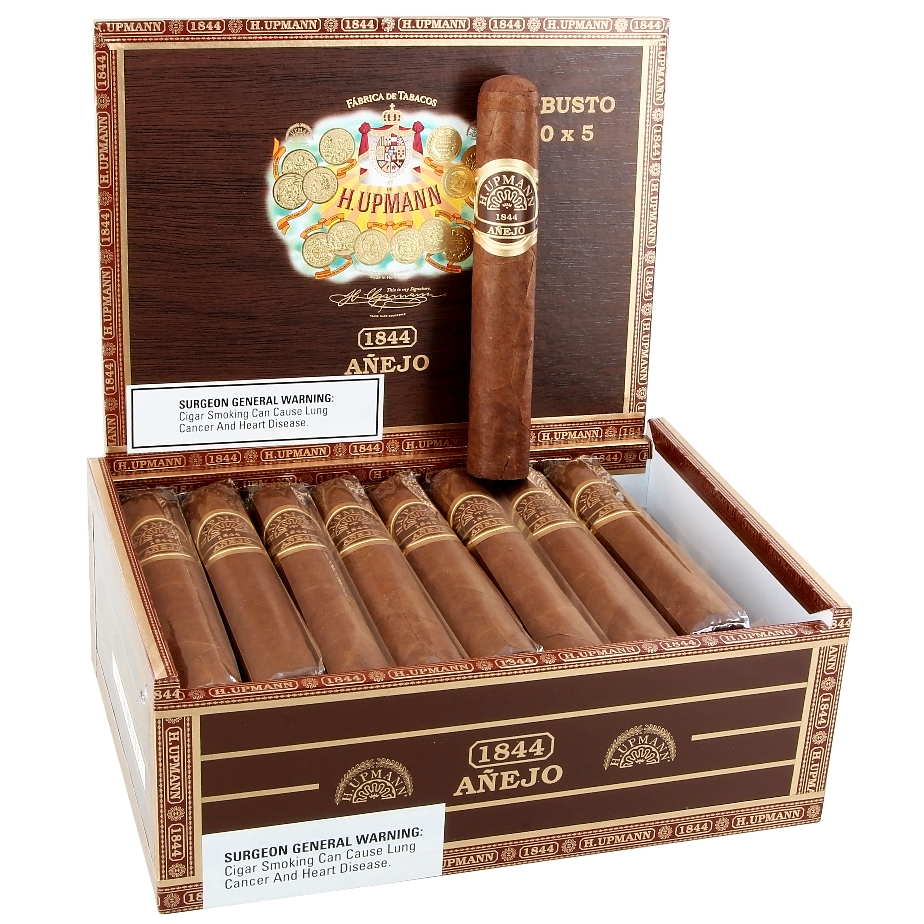 H Upmann 1844 Anejo Robusto 50 X 5 — Box Of 25