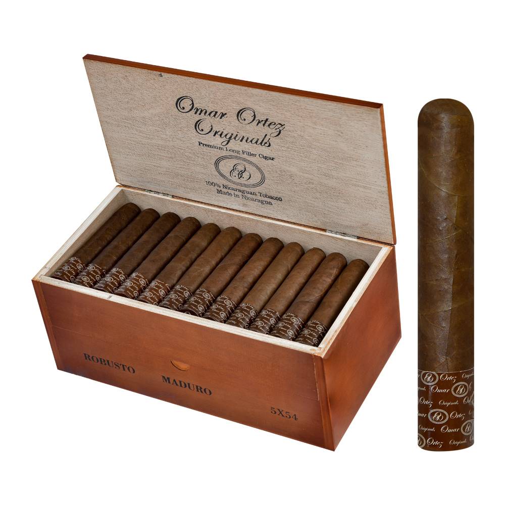 Omar Ortez Maduro Robusto 54 X 5 — Box Of 60