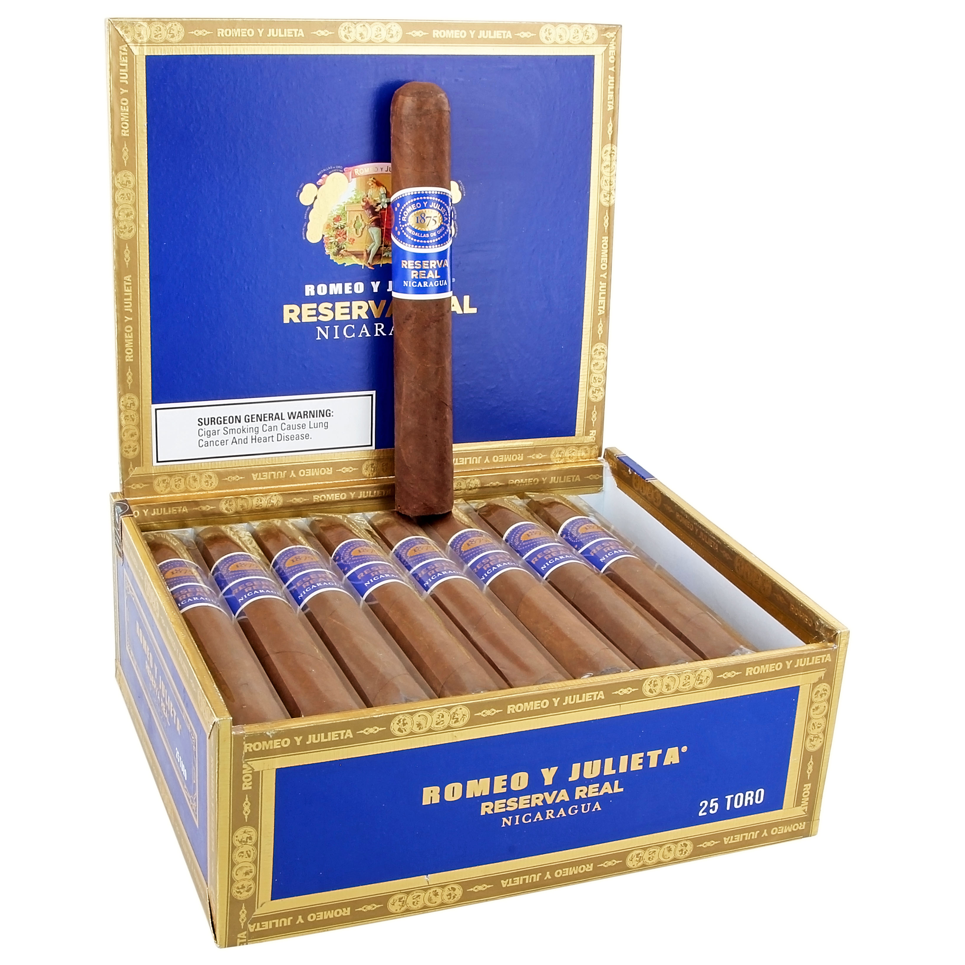 Romeo y Julieta Reserva Real Nica Toro 54 X 6 — Box Of 25
