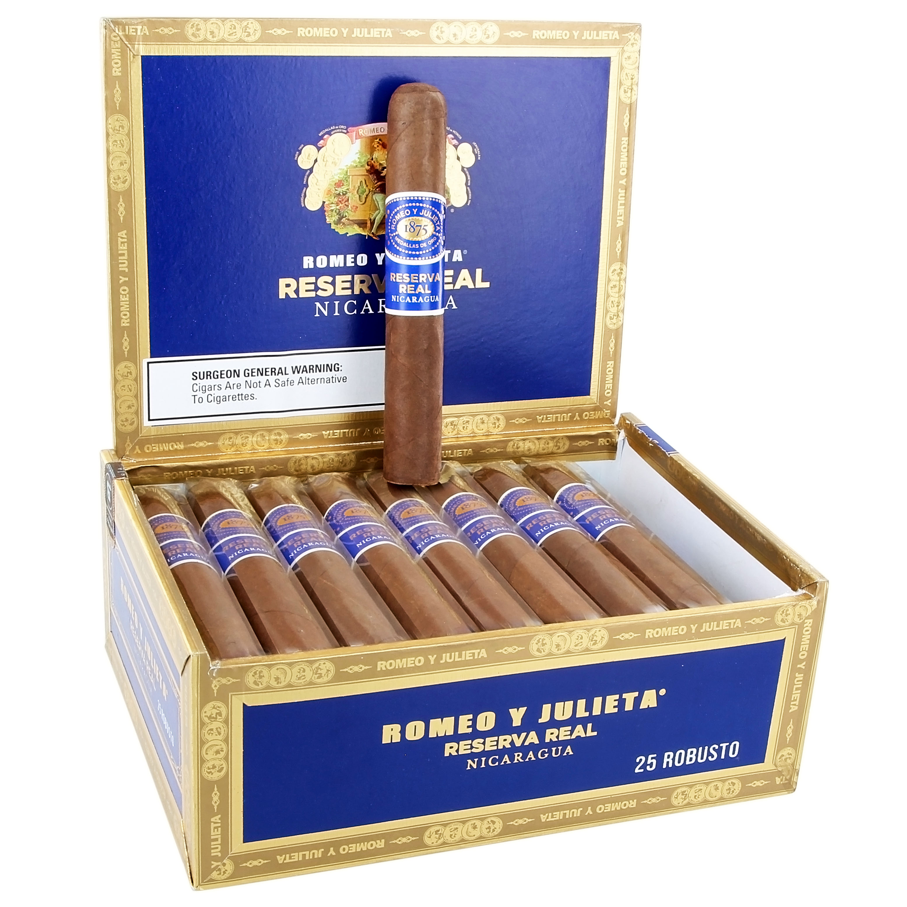 Romeo y Julieta Reserva Real Nica Robusto 50 X 5 — Box Of 25