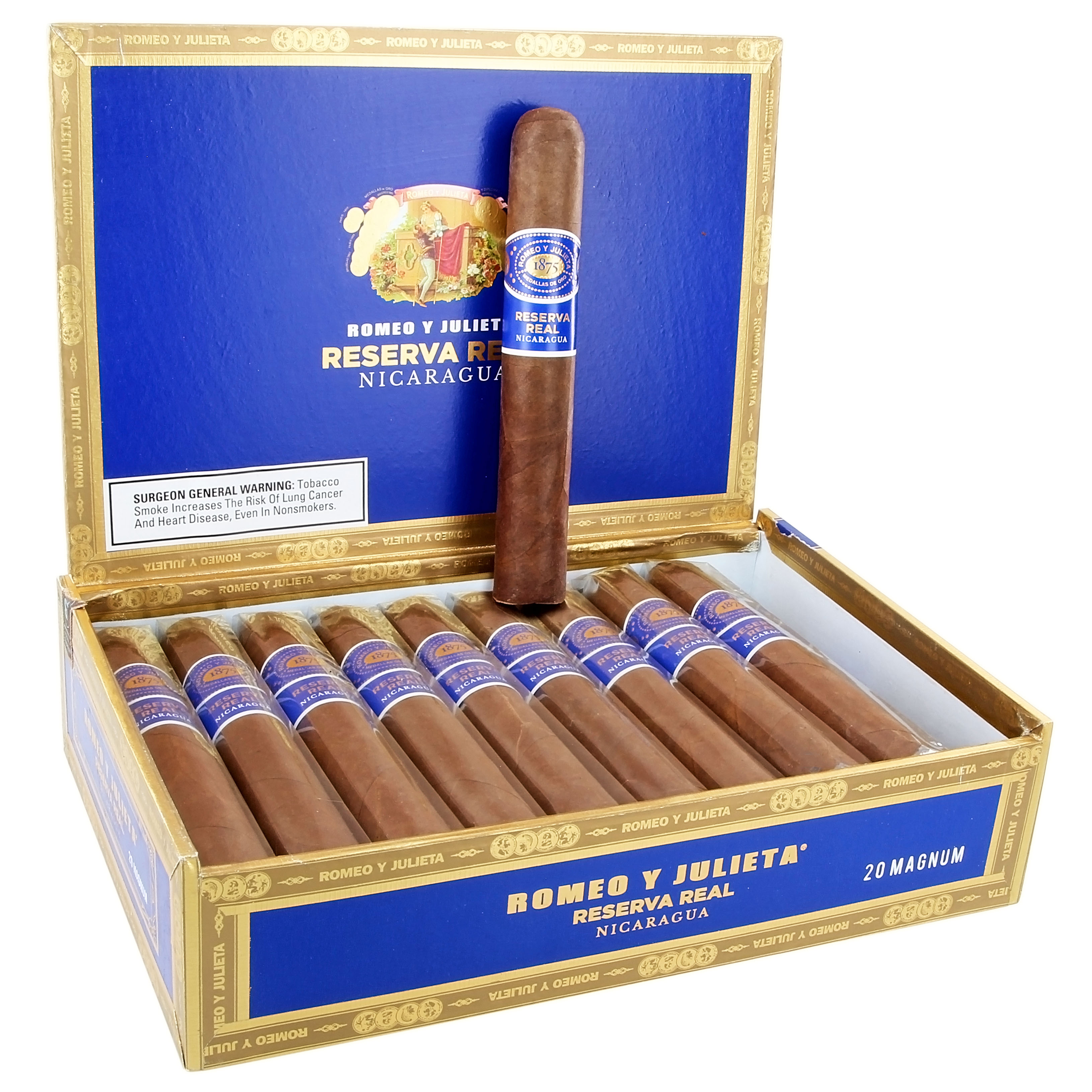 Romeo y Julieta Reserva Real Nica Magnum 60 x 6 — Box Of 20