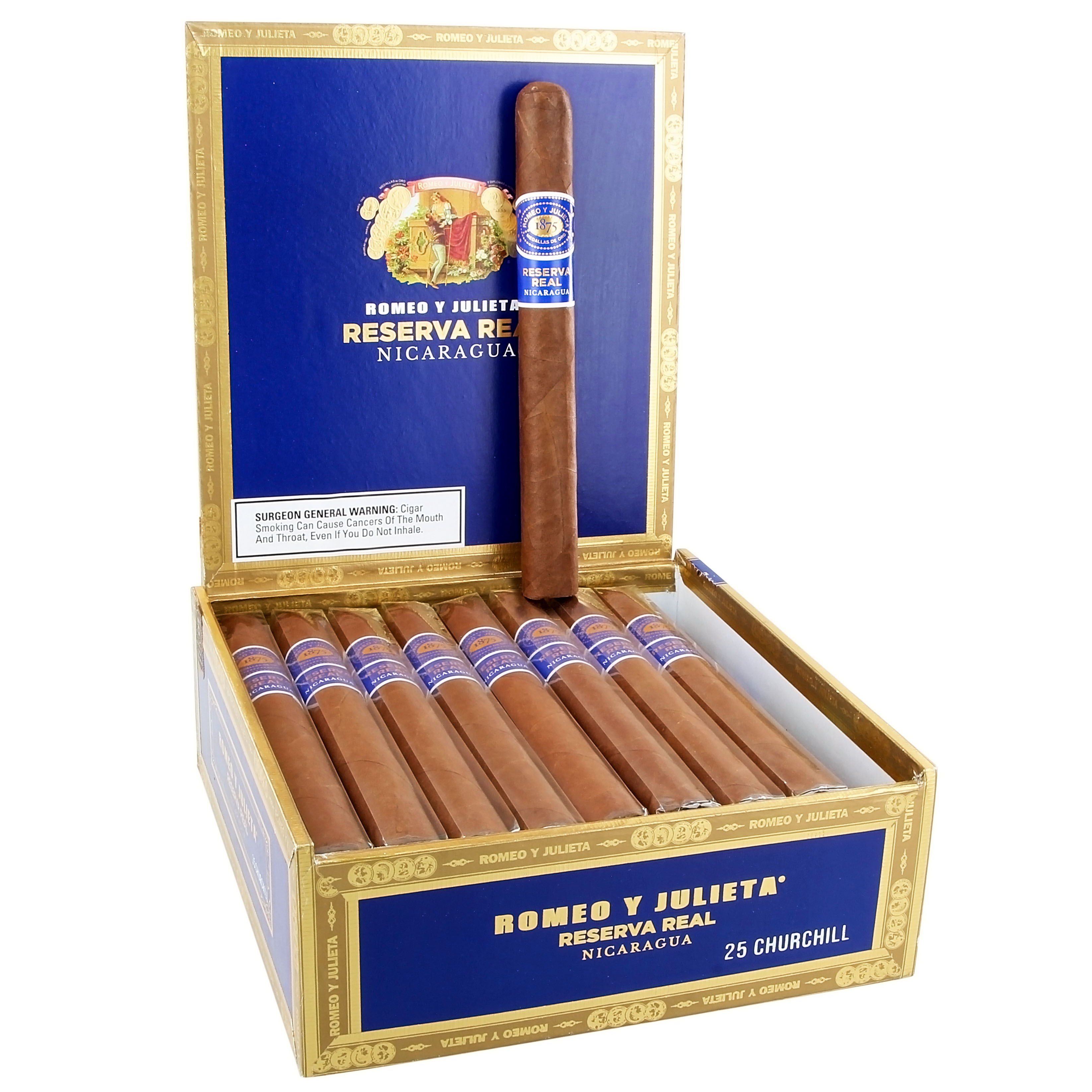 Romeo y Julieta Reserva Real Nica Churchill 50 X 7 — Box Of 25