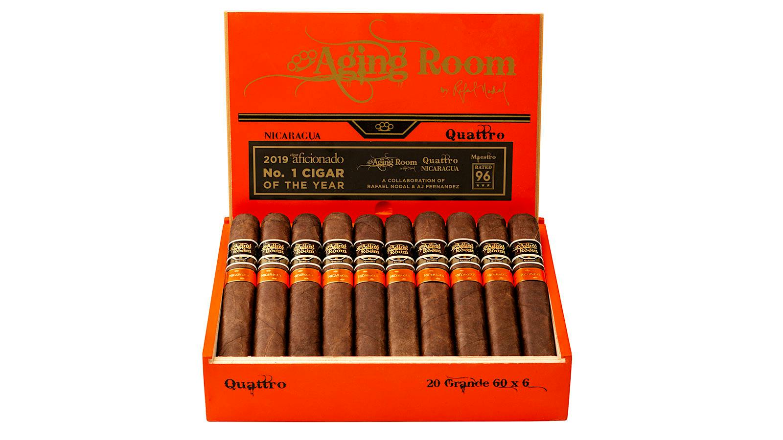 Aging Room Quattro Nicaragua Grande 60 x 6 — Box Of 20