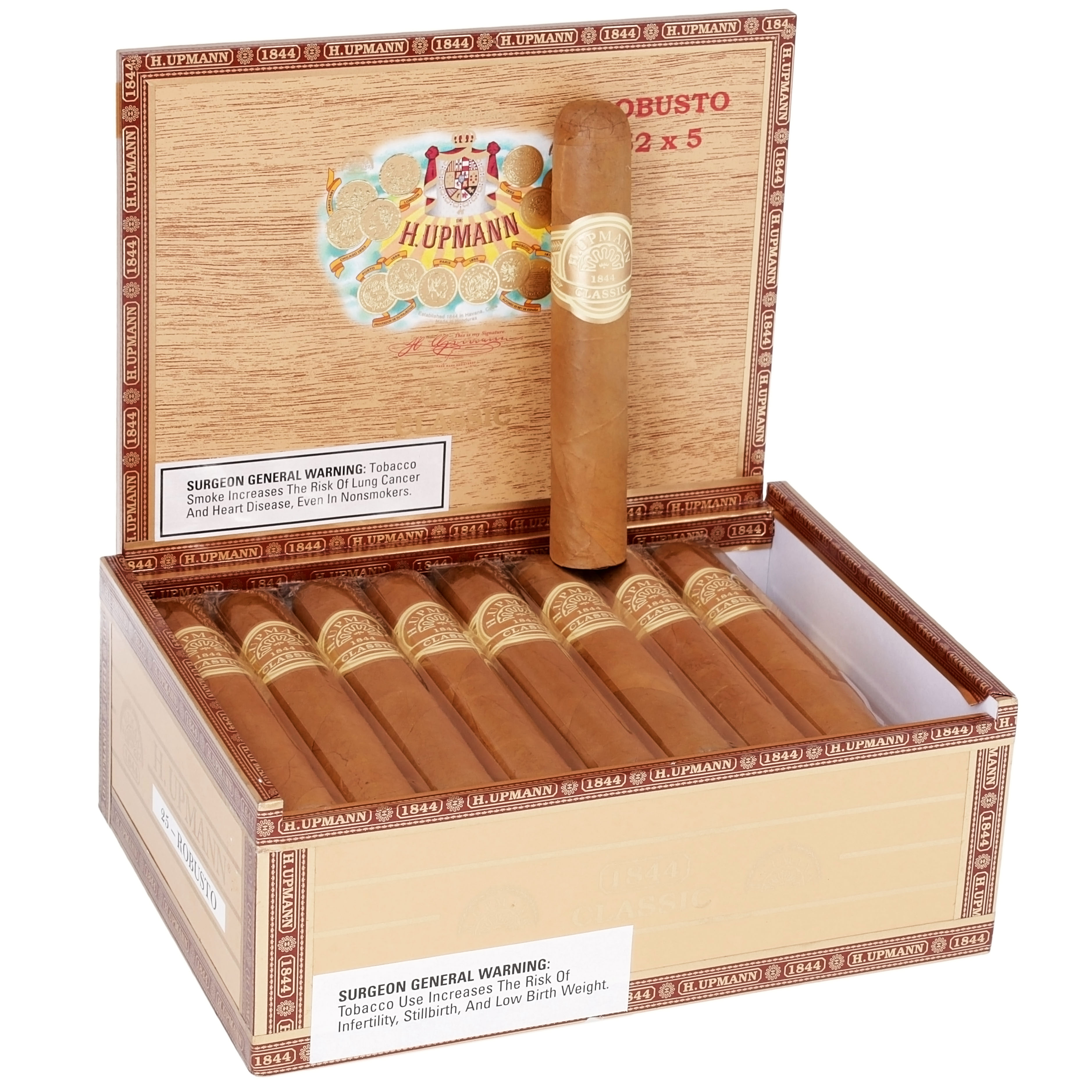 H Upmann 1844 Classic Robusto 52 X 5 — Box Of 25