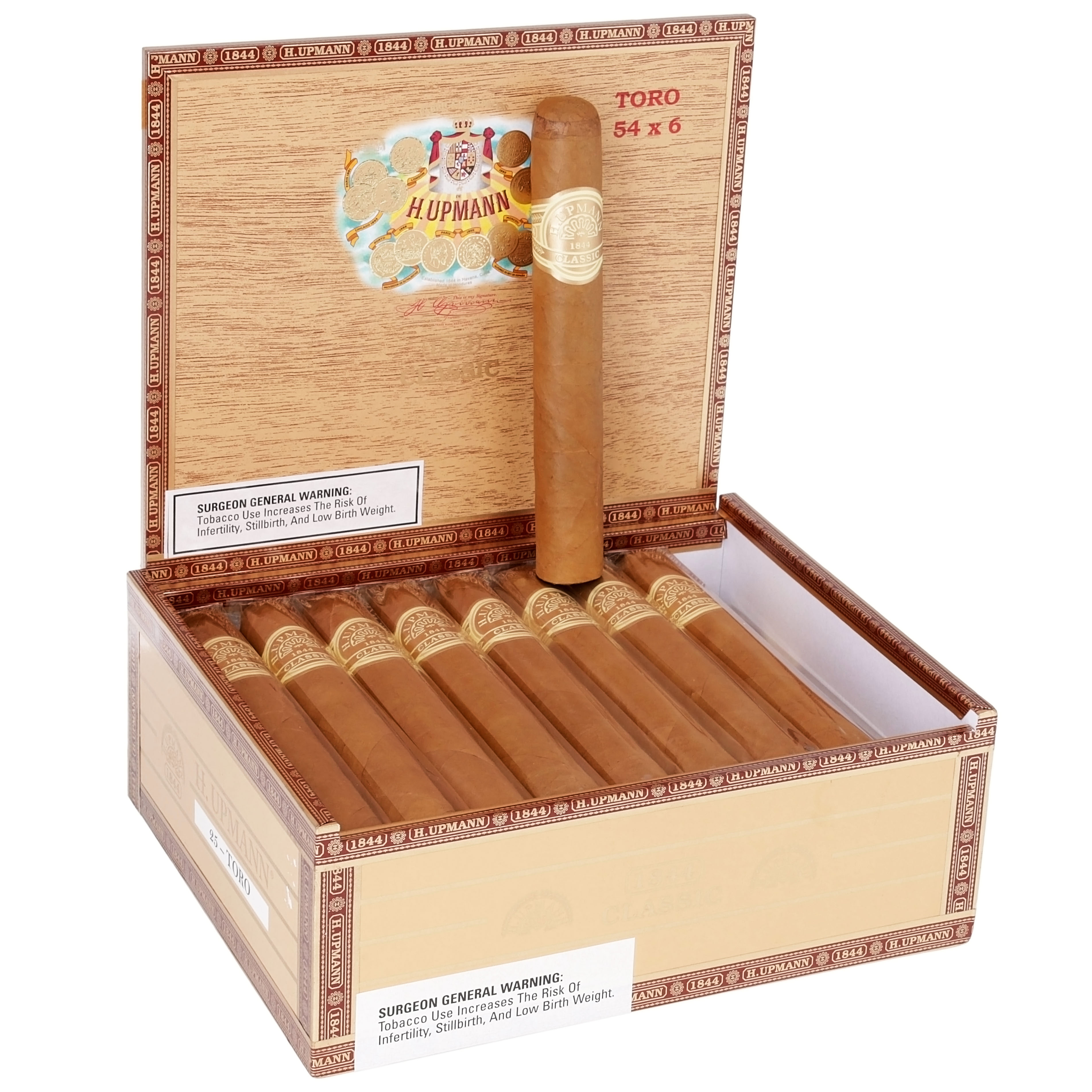 H Upmann 1844 Classic Toro 54 X 6 — Box Of 25