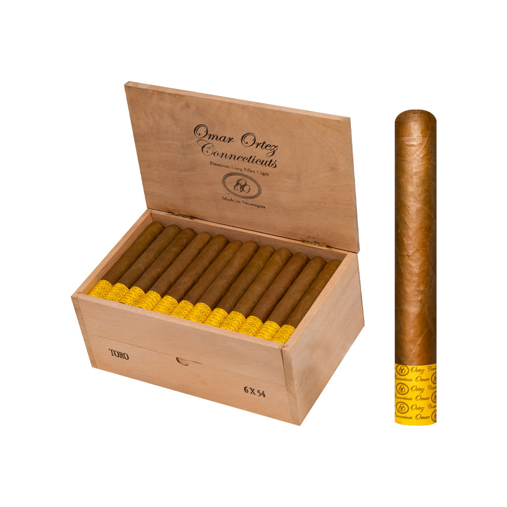 Omar Ortez Connecticuts Toro 54 X 6 — Box Of 60