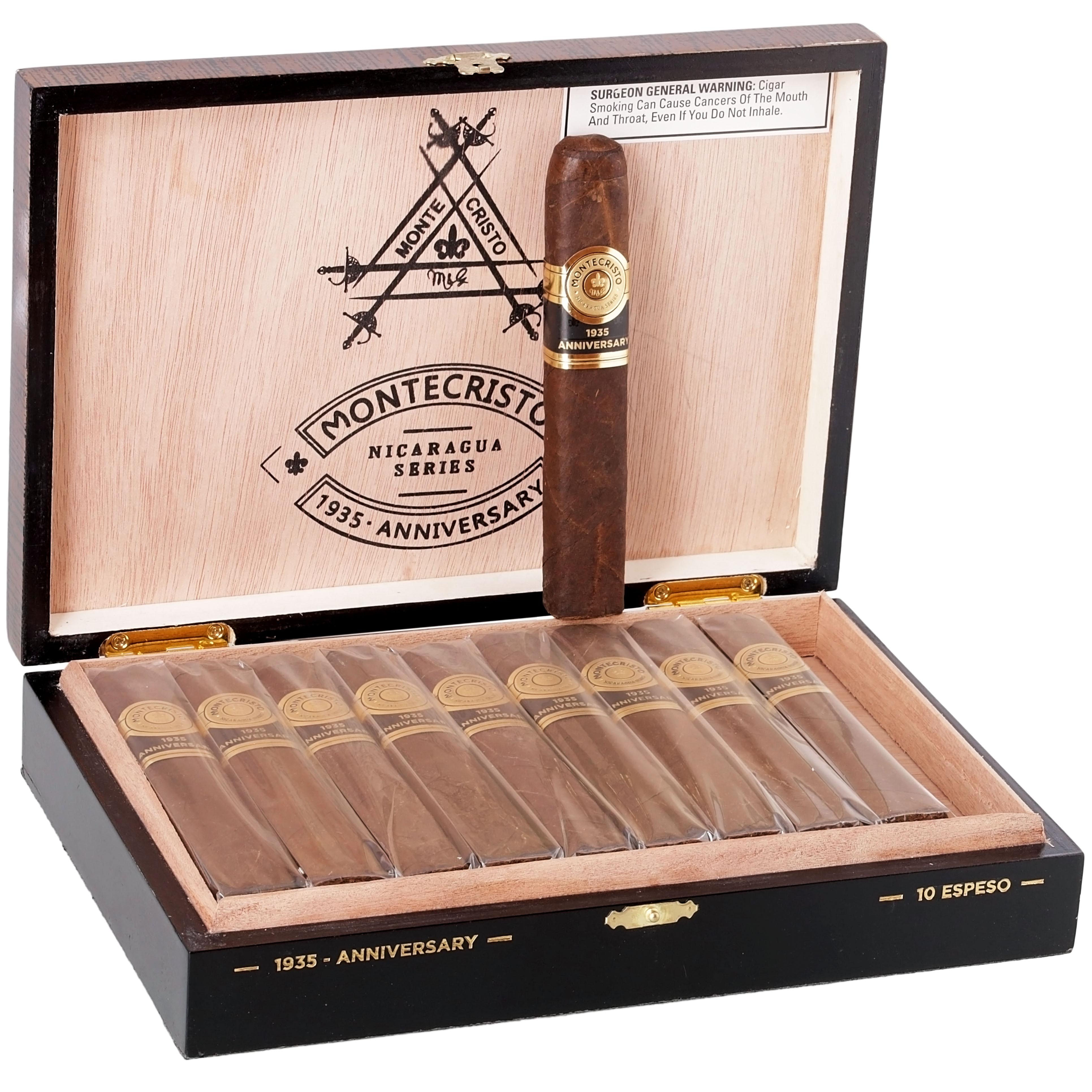 Montecristo 1935 Anniversary Espeso 60 X 5 1/2 — Box Of 10