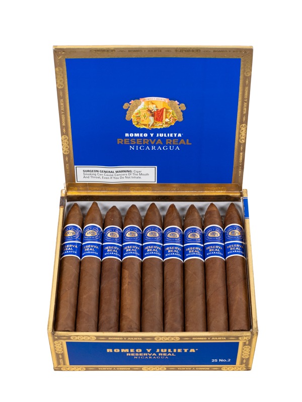 Romeo y Julieta Reserva Real Nica No. 2 52 x 6 — Box Of 25