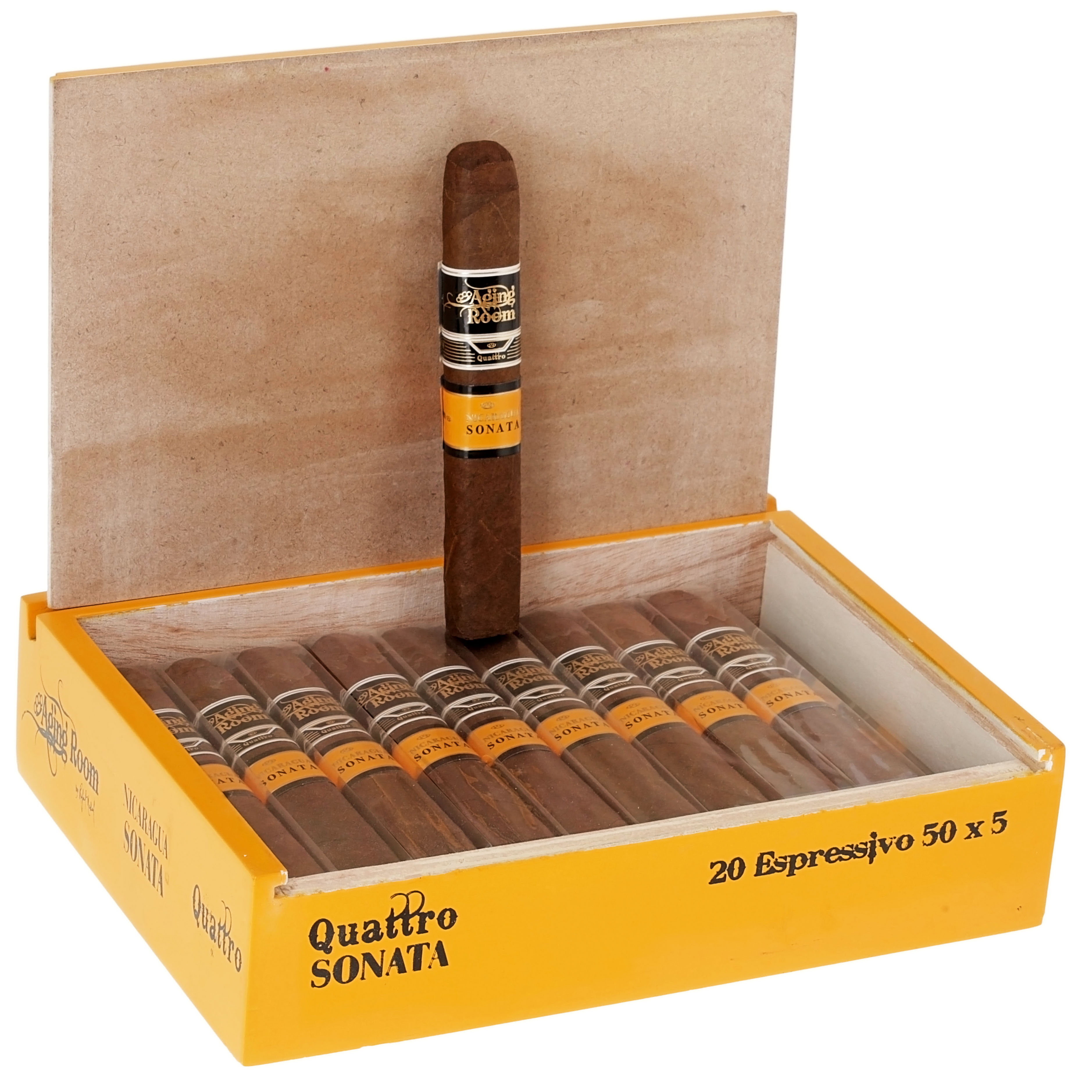 Aging Room Quattro Nicaragua Sonata Espressivo 50 X 5 — Box Of 20