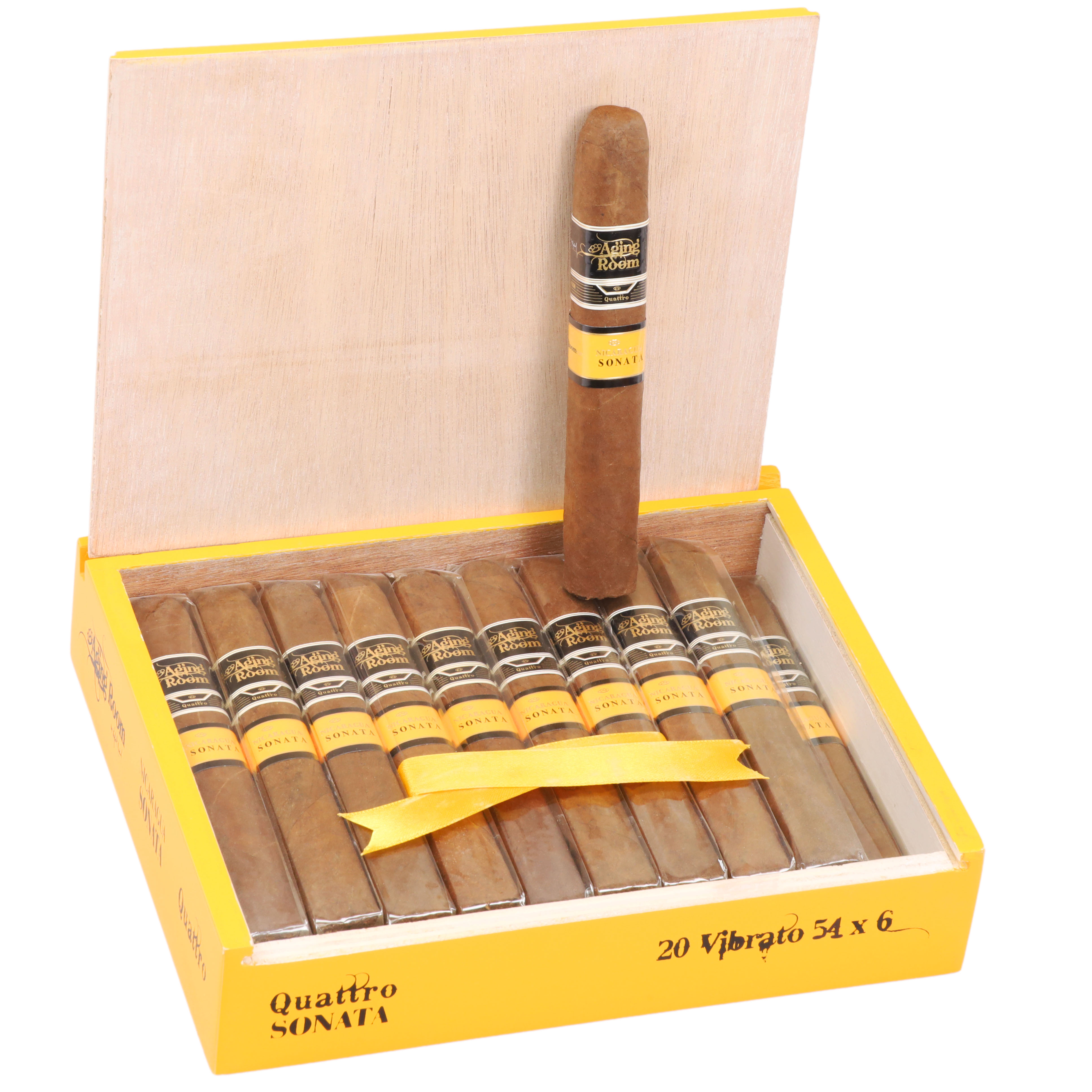 Aging Room Quattro Nicaragua Sonata Vibrato 54 X 6 — Box Of 20