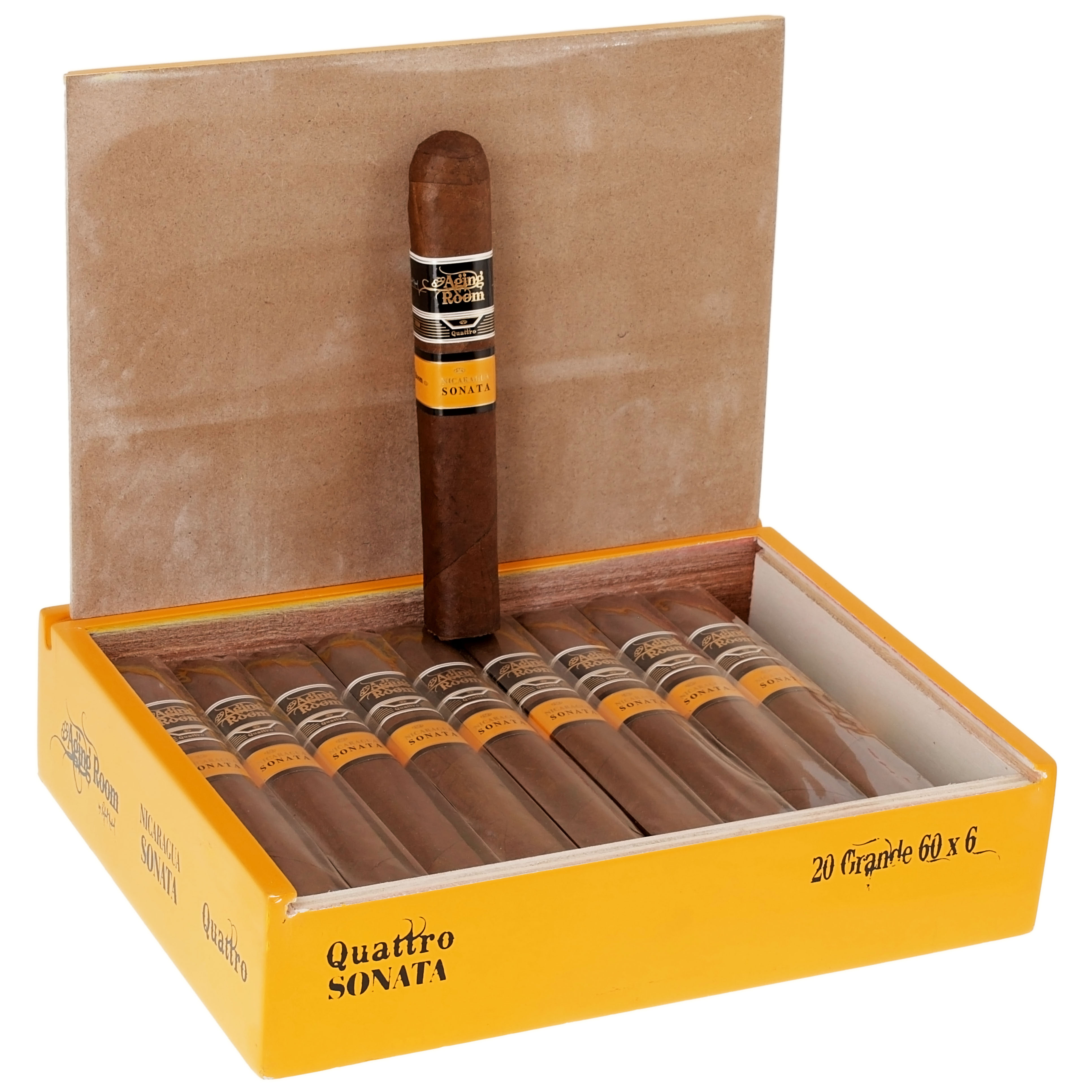 Aging Room Quattro Nicaragua Sonata Grande 60 x 6 — Box Of 20