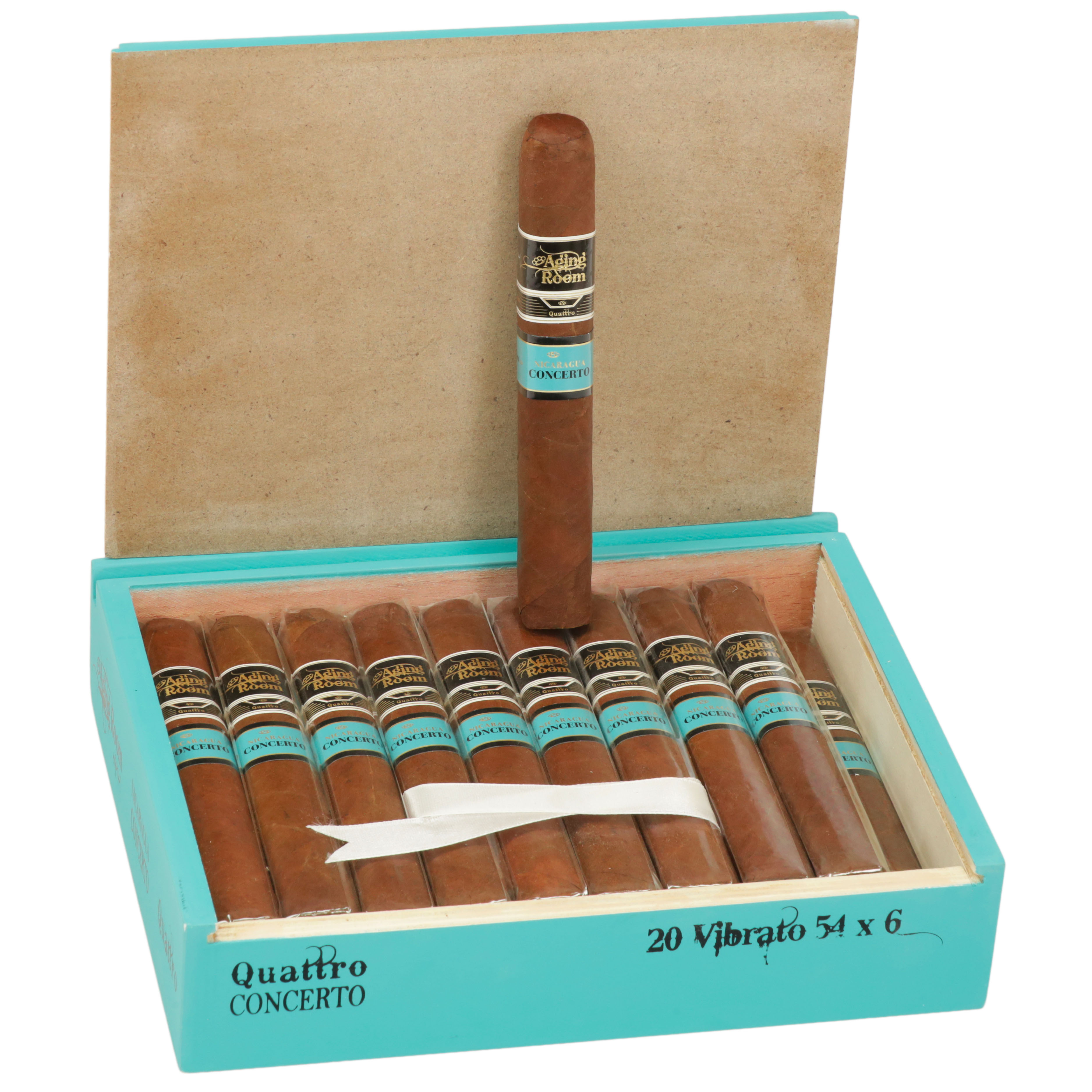 Aging Room Quattro Nicaragua Concerto Vibrato 54 X 6 — Box Of 20