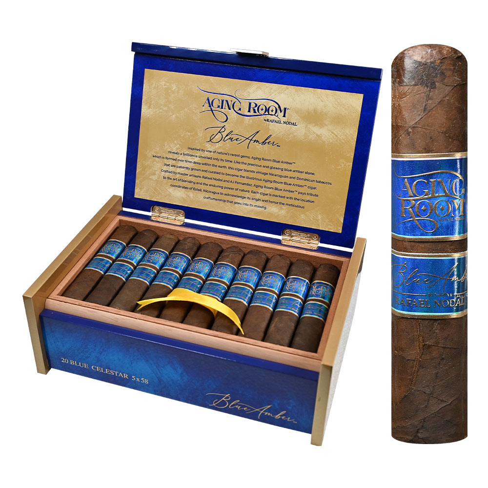 Aging Room Blue Amber Blue Celestar 58 X 5 58 x 5 — Box of 20