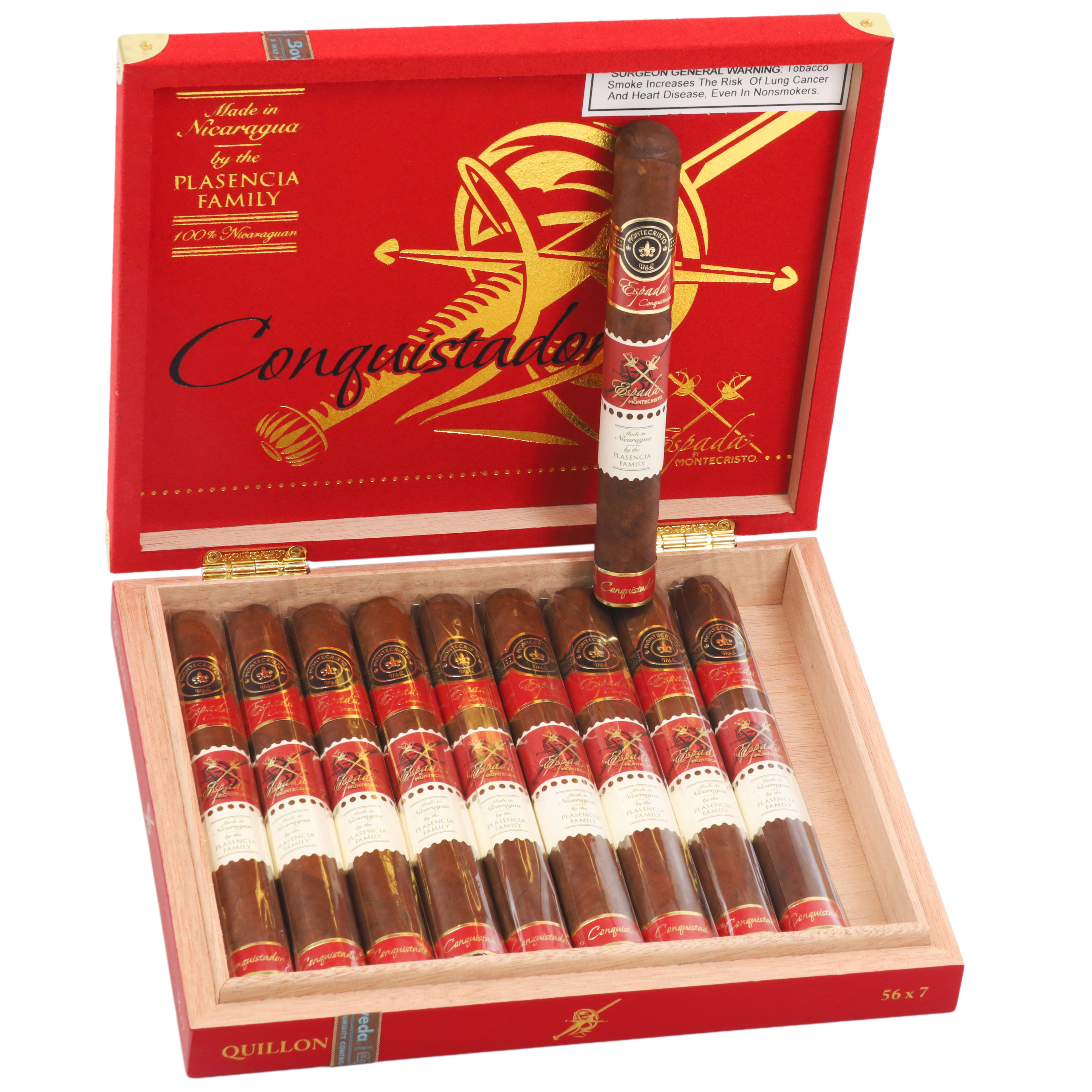 Montecristo Espada Conquistador Quillon Churchill 56 X 7 56 X 7 — Box of 10