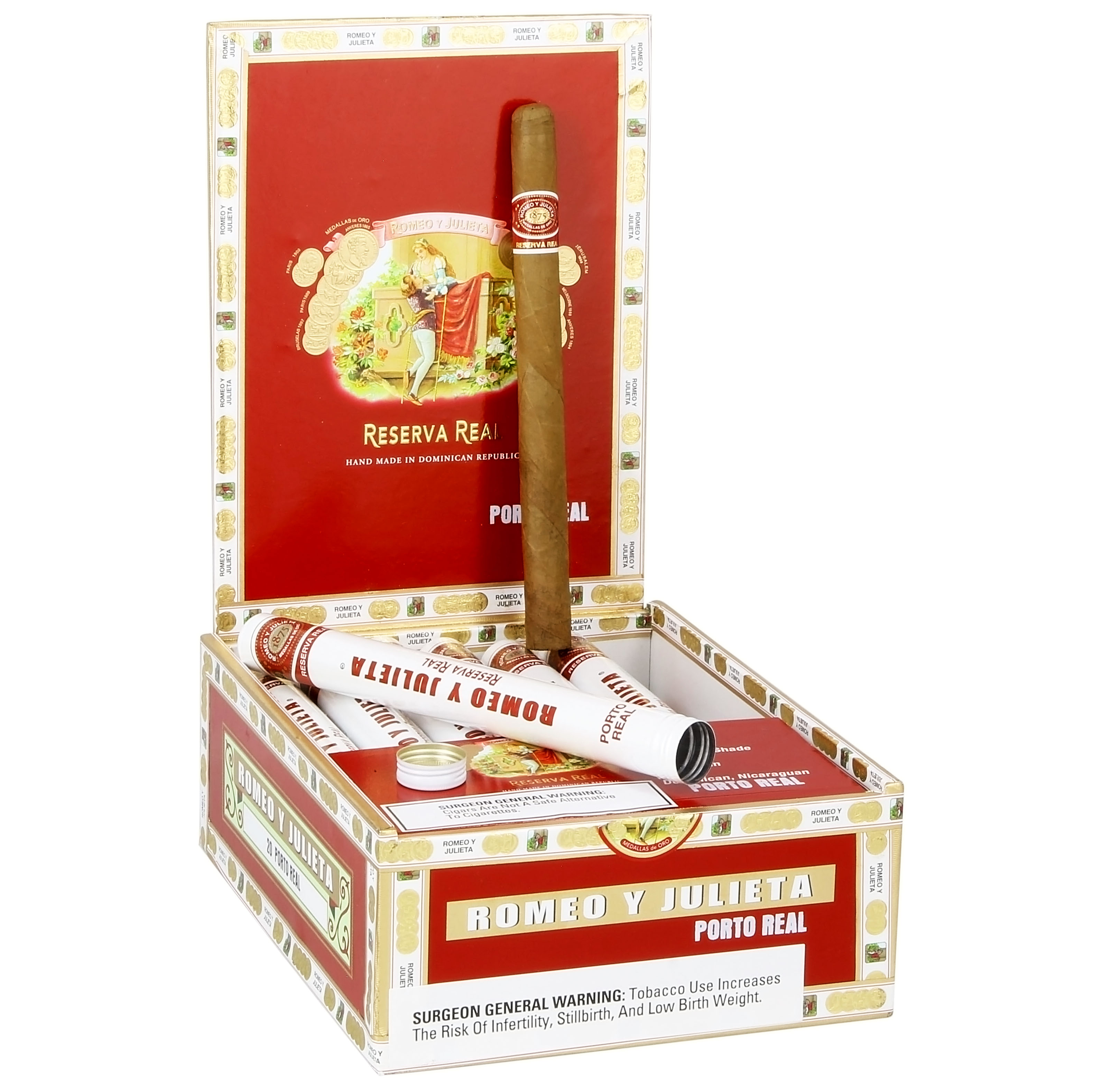 Romeo y Julieta Reserva Real Porto Real 36 X 7 — Box Of 20