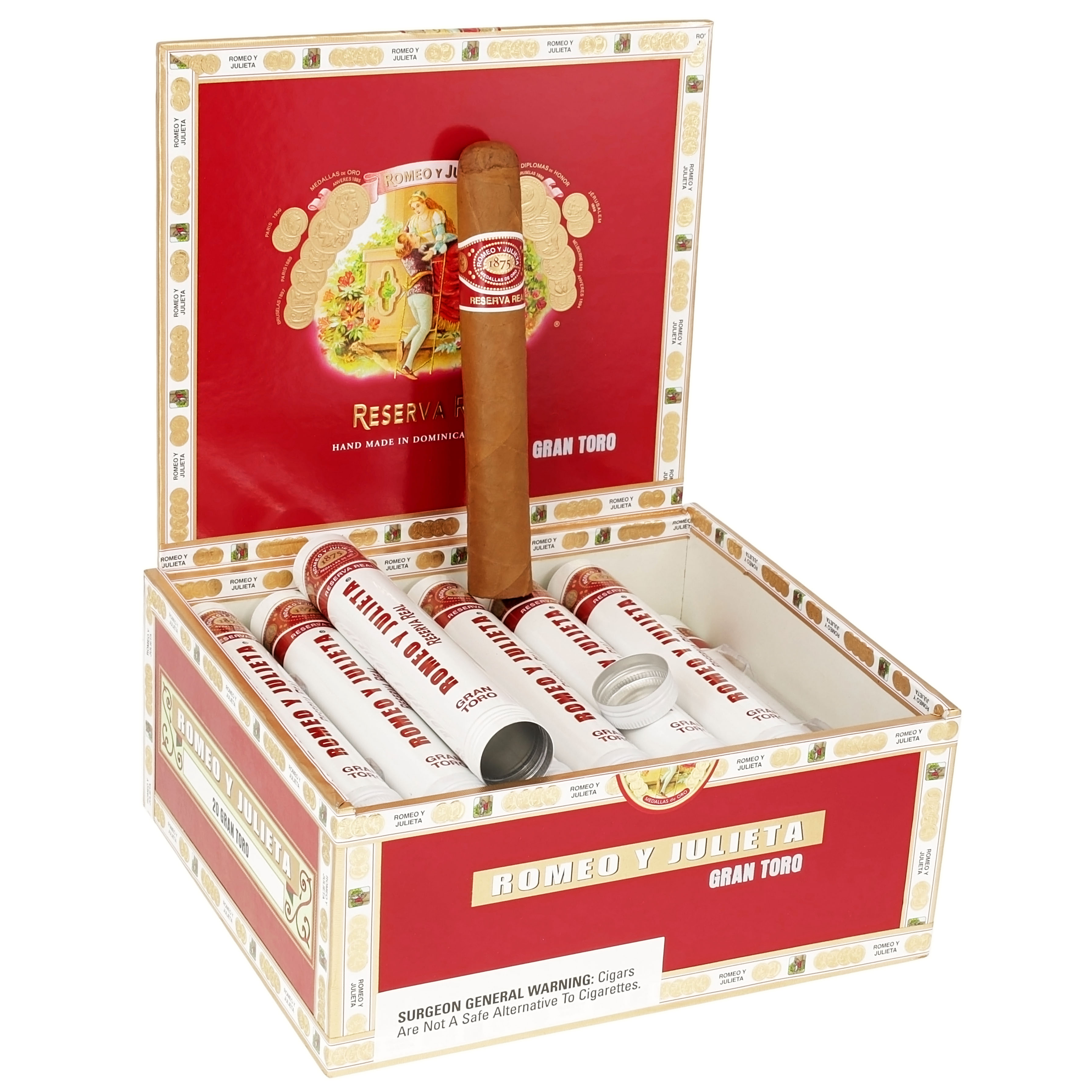 Romeo y Julieta Reserva Real Gran Toro 54 X 6 — Box Of 20