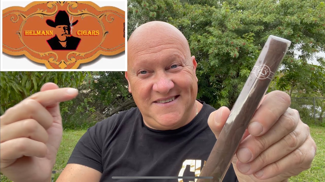 AJ Helmann presenting How to smoke a cigar properly